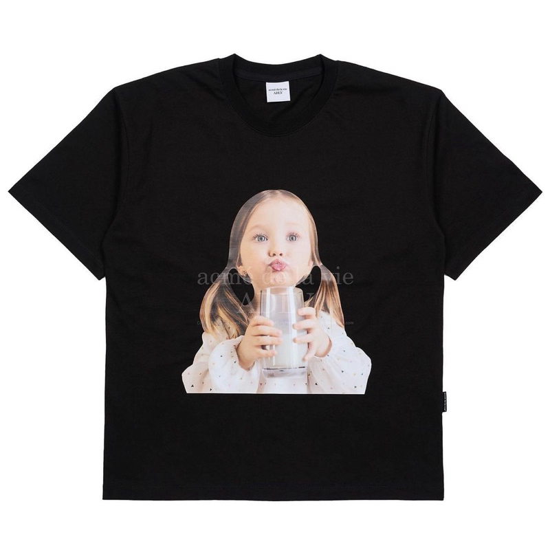 ADLV ACME DE LA VIE Milk Girl Baby Black Tee Original (100% Authentic)