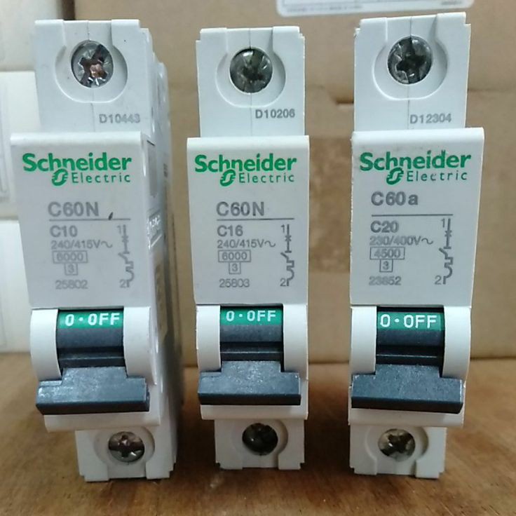MCB 61162a c6 schneider