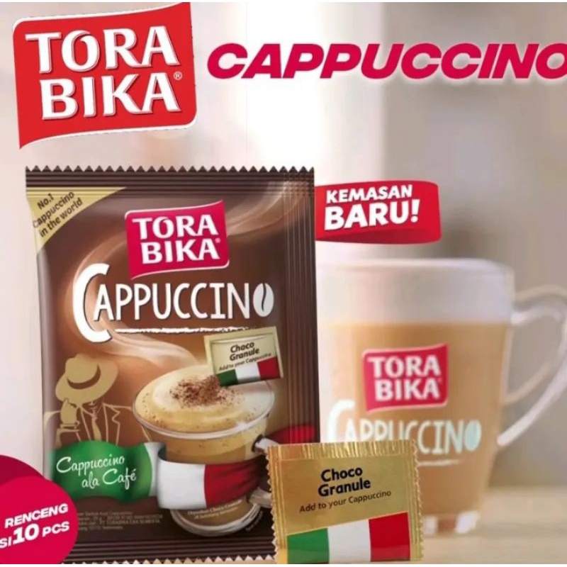 

Torabika Capucino choco granule 1 Renceng isi 10pcs 25g