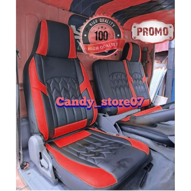 sarung jok mobil truk dyna 130ht / cover jok mobil truk giga model terbaru