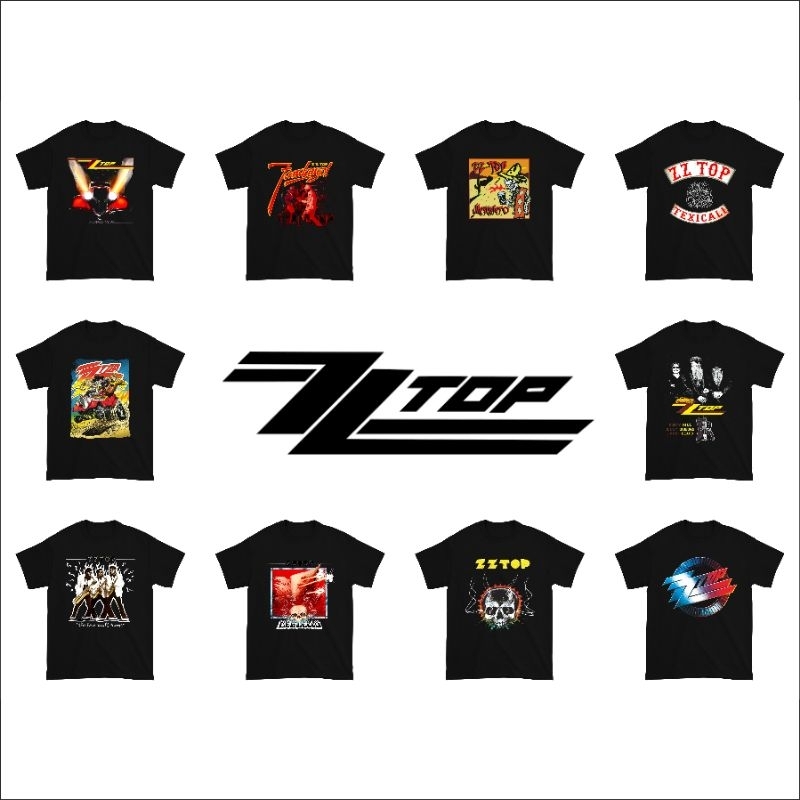 Kaos Zz Top Band Music / Baju Zz Top Band Musik / Kaos Band Zz Top Music / Baju Band Zz Top Musik / 