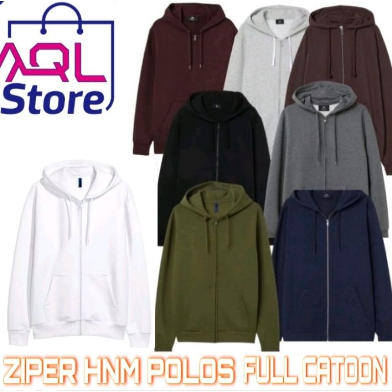 ZipeR PoloS H&M /  HoodiE ZiperR HnM / Jaket ResletinG , HoodiE JumpeR Terbaru (UNISEX) untuk pria d