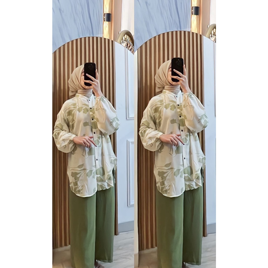 Grosir RAZKA SET MOTIF RAYON MIX CRINKLE  STELAN WANITA