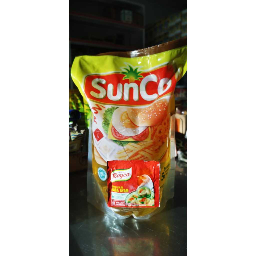 

MINYAK GORENG SUNCO 2 LITER PLUS ROYCO