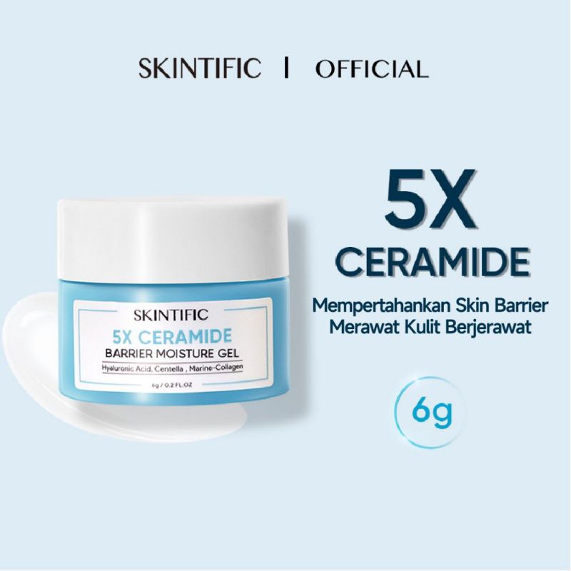 SKINTIFIC 5X Ceramide Barrier Moisturizer Gel 6g | 30g