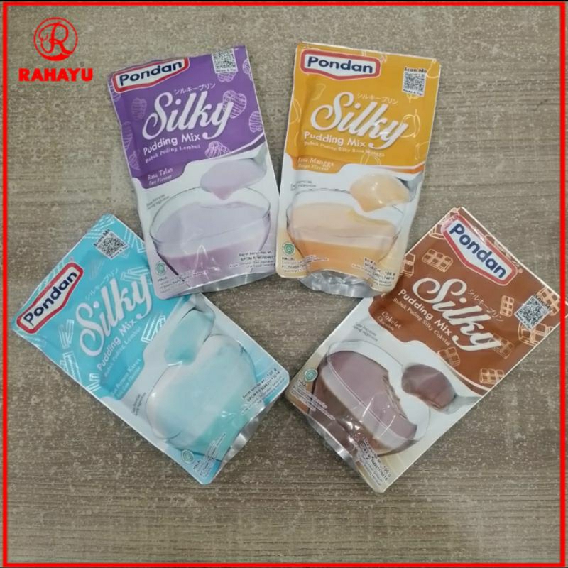 

PONDAN PUDDING SILKY RASA TARO MANGGA BUBBLE GUM COKLAT