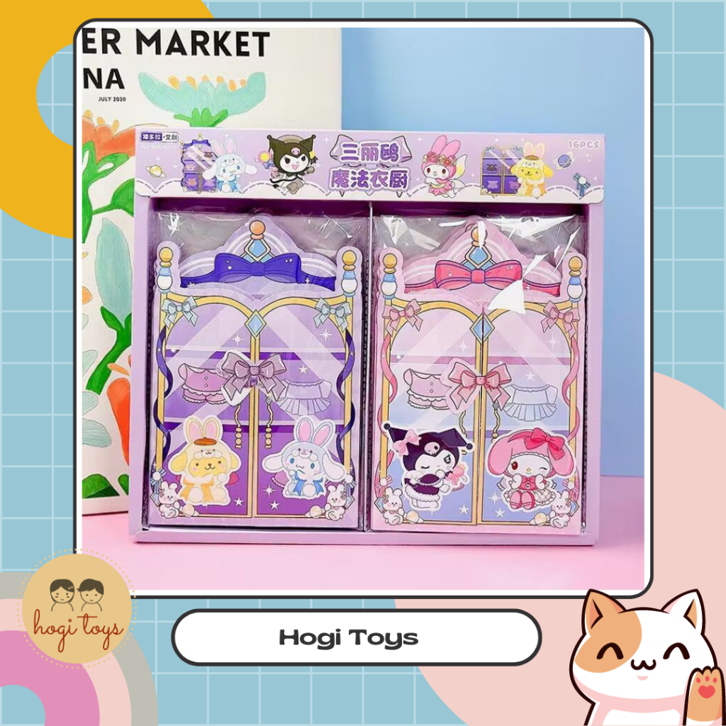 Busy Book Quiet Book Anak Murah Sanrio Closet Lemari Kuromi Melody