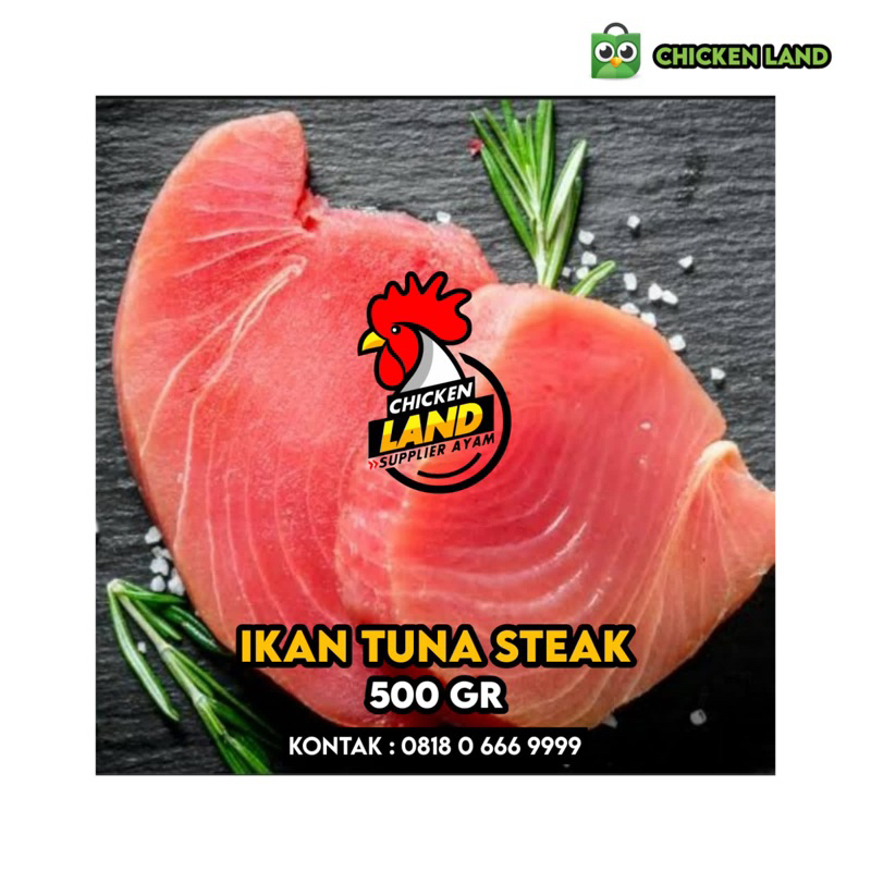 

IKAN TUNA STEAK 500 GRAM ( IMPORT QUALITY )