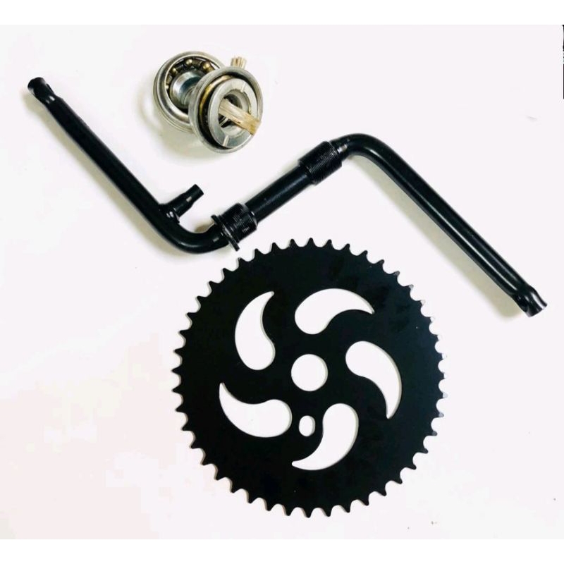 Crank Set Sepeda 20" 44T Gir Piringan Tengah Terusan Sepeda BMX