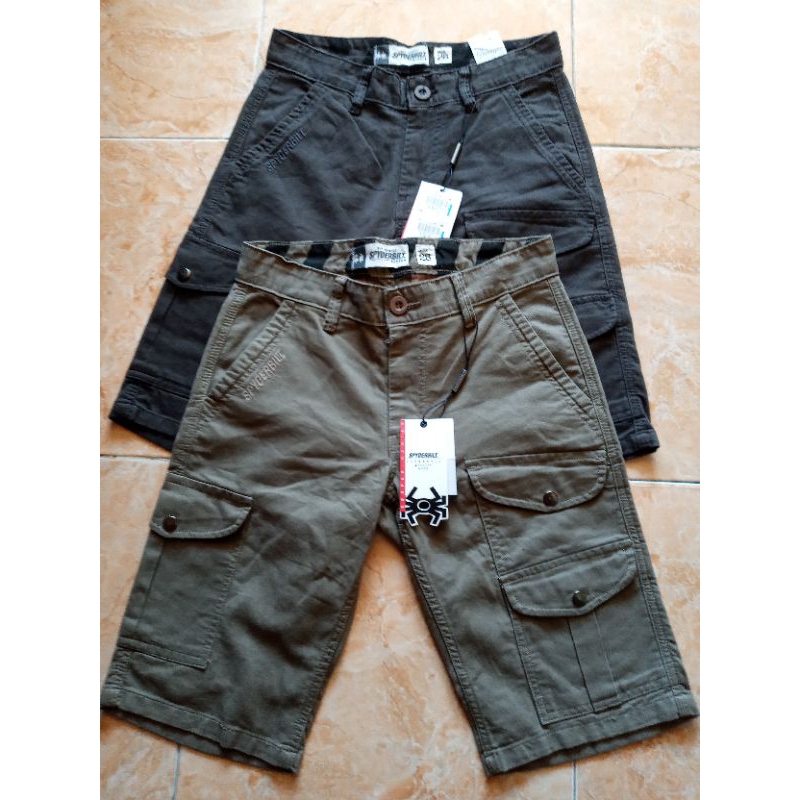 Celana pendek cargo spyderbilt original