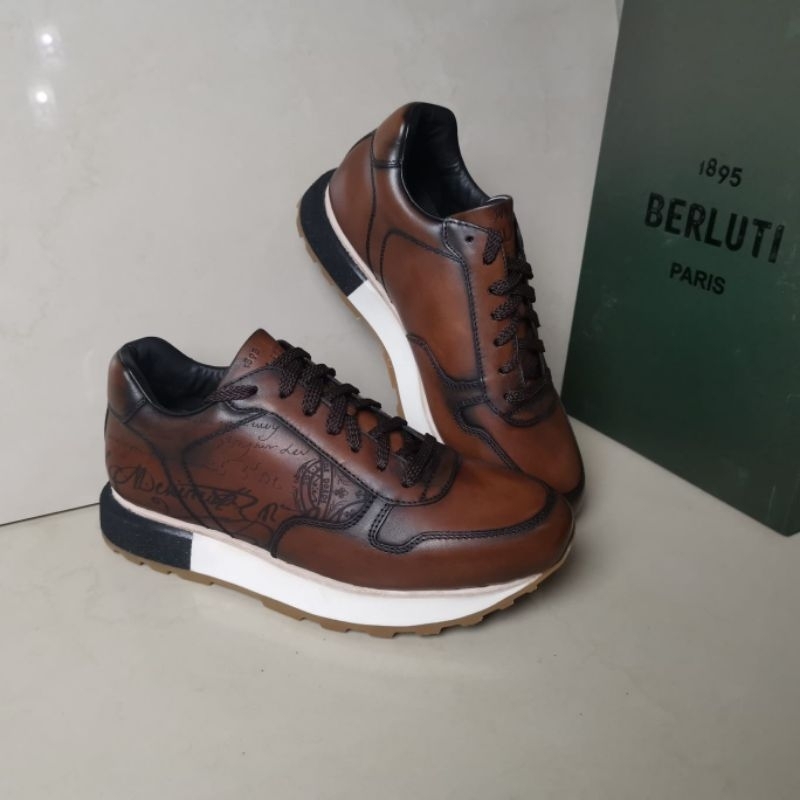 sepatu pria sneaker cowok berluti men shoes sepatu kulit leather