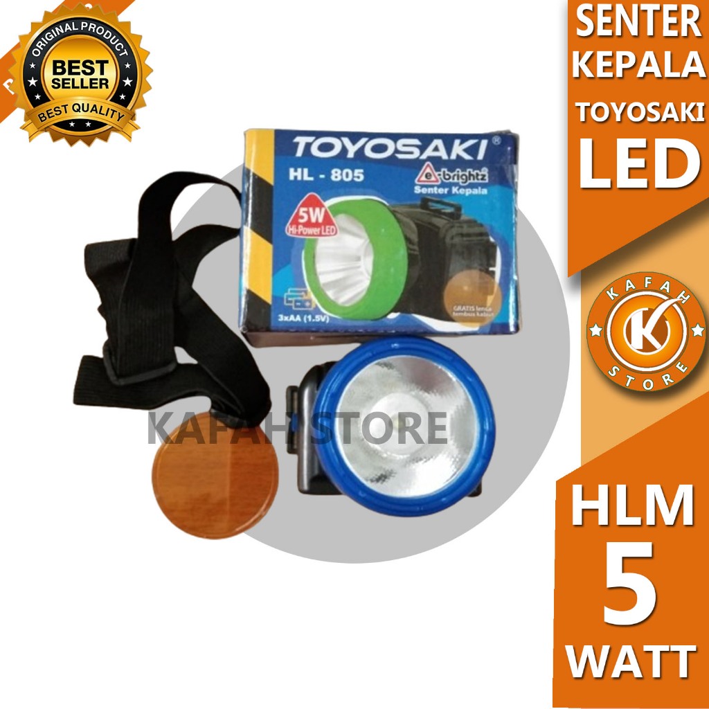 SENTER KEPAL LED TOYOSAKI HL 805 5 WATT KAFAH STORE