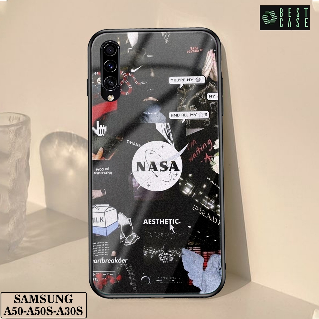 Case A50S A50 A30S - Casing Hp SAMSUNG A50S A50 A30S Motif (NASA) Silikon Hp SAMSUNG A50S - Softcase