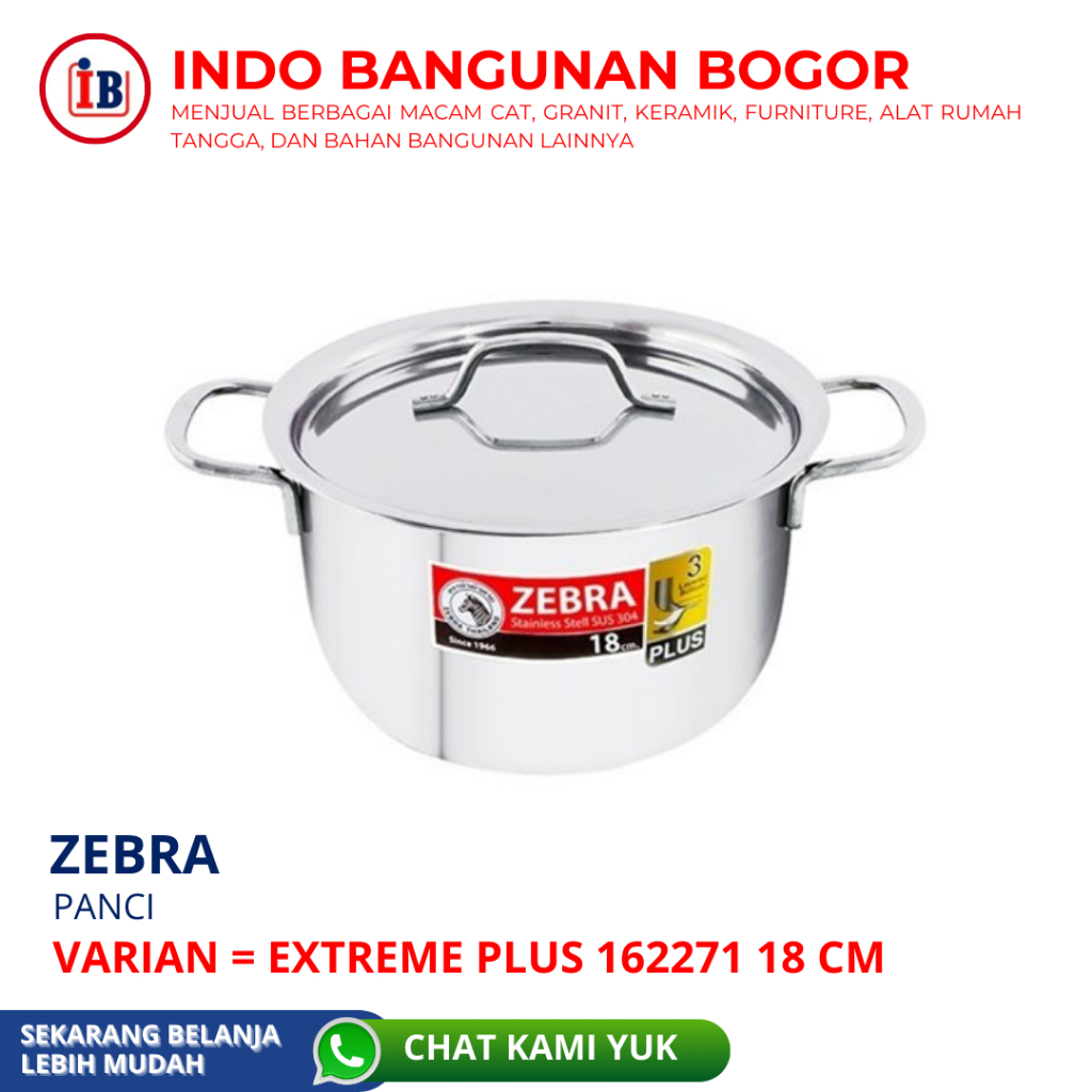ZEBRA PANCI SAUCE POT 18 CM / 22 CM