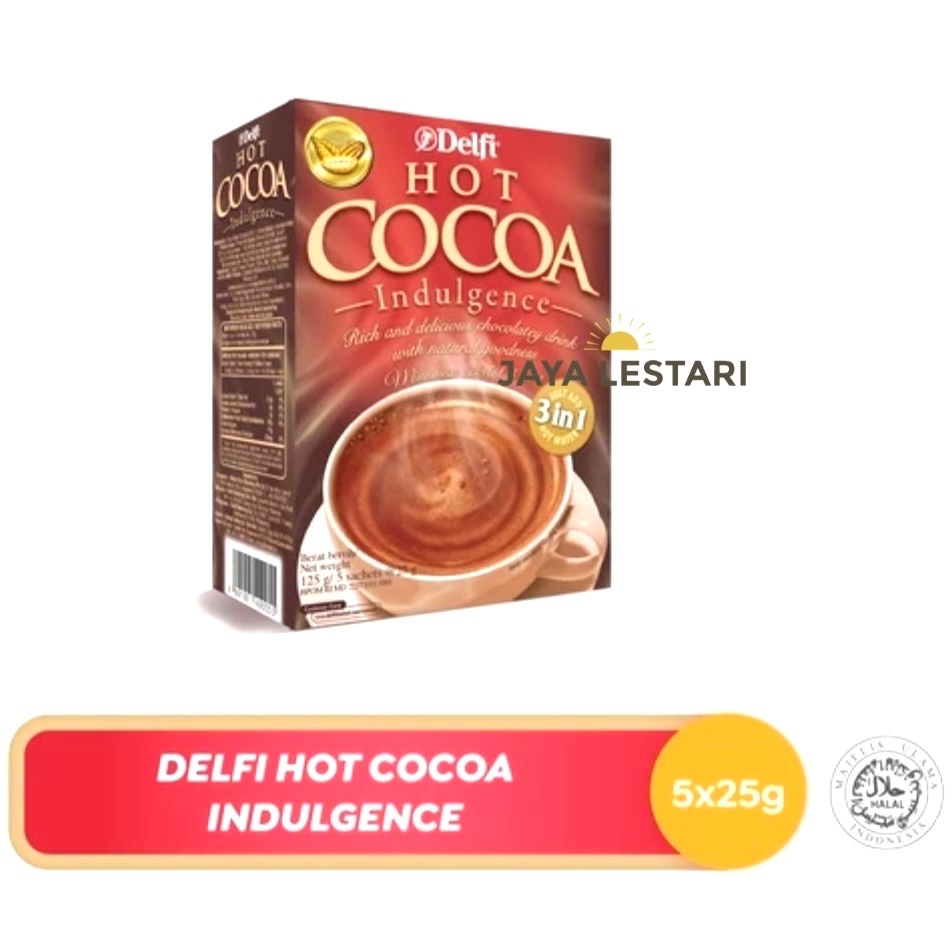 

Delfi Hot Cocoa Indulgence (1 Box/5 Sachet) (125g)