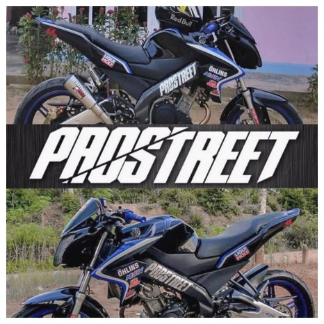 Sticker PROSTREET Besar Sticker Motor Keren Viral Tiktok Cutting Motor VIXION Vario125 Beat Scoopy