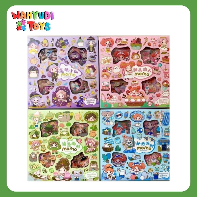 

MURAH STIKER MOMO / KOREA VERSI TERBARU NEW WATERPROFF ISI 100 LEMBAR PER BOX