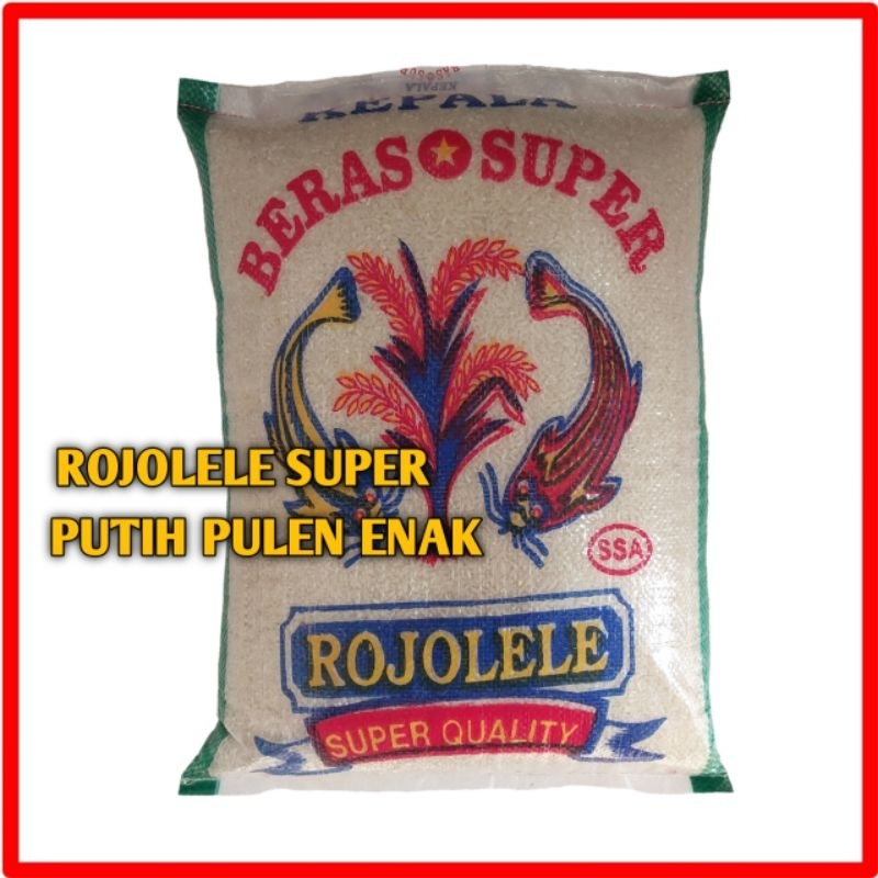

BERAS SLYP SUPER MURAH ROJOLELE 10 LITER PULEN