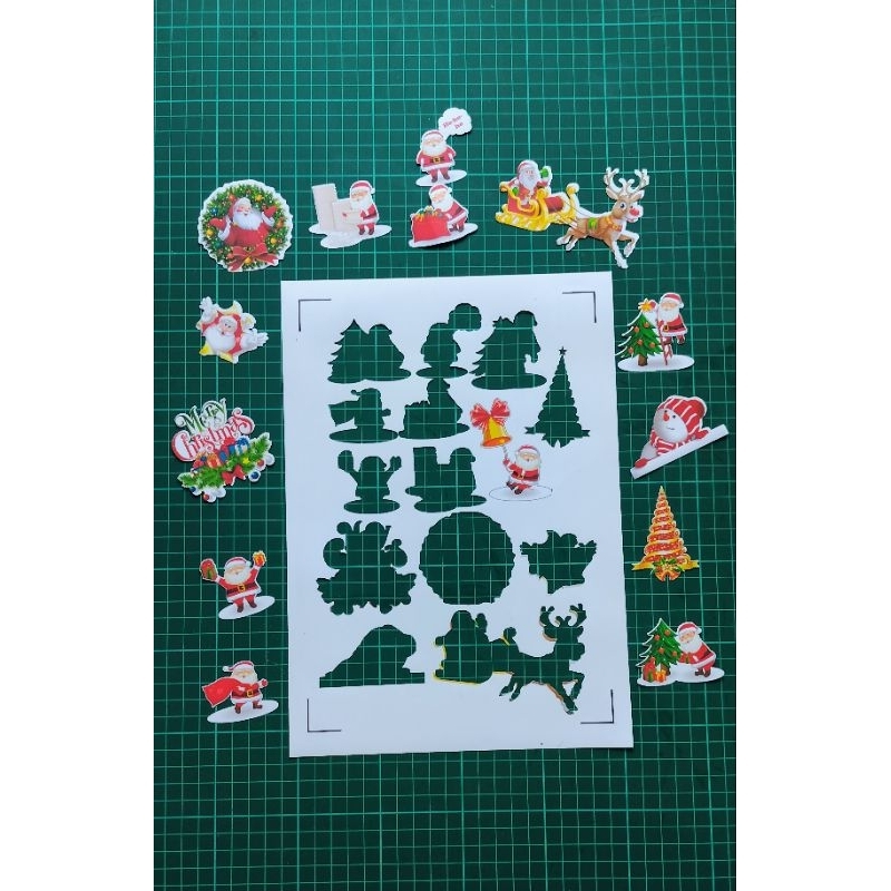 

stiker printing bahan vinyl edisi natal