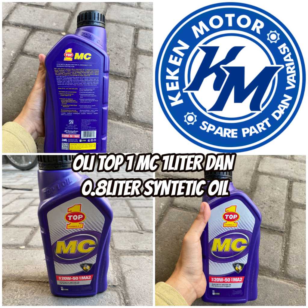 OLI TOP 1 MC UKURAN 1 LITER DAN 0,8 || OLI TOP 1 MC OLI MESIN MOTOR 1 LITER DAN 0.8 LITER