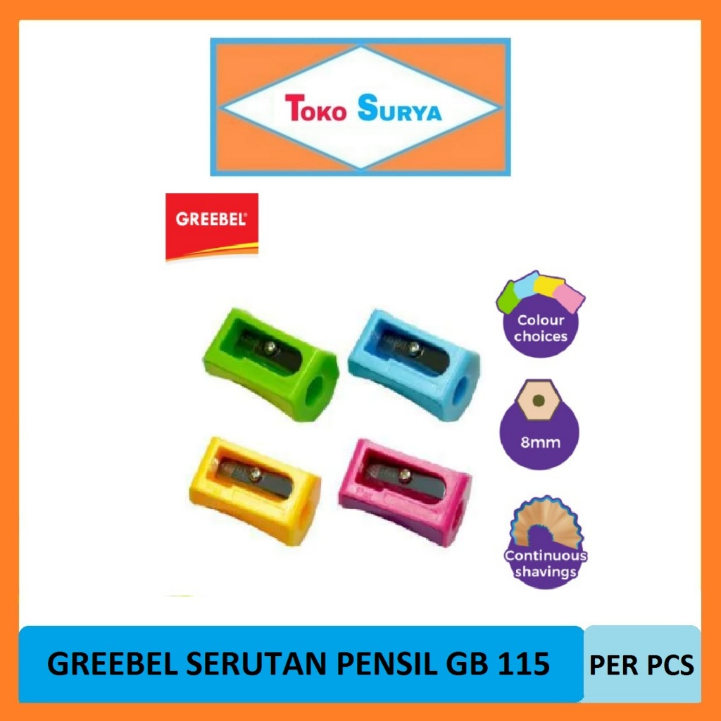 

Greebel Serutan / Rautan Pensil GB-115 (Pcs)