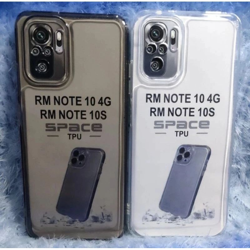 SOFTCASE CLEAR SPACE TPU  XIOMI REDMI NOTE 10 4G/REDMI NOTE 10S/ Redmi note 10 pro SILICON TRANSPARA