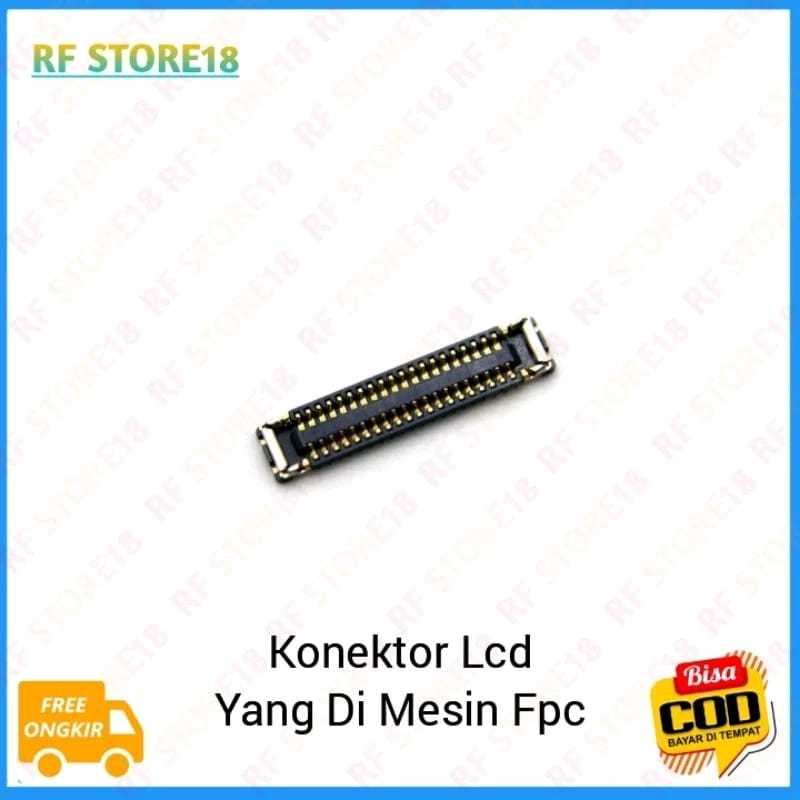 REALME C51 Original - Soket Lcd Konektor Lcd Realme C51 Connector Di Mesin Fpc