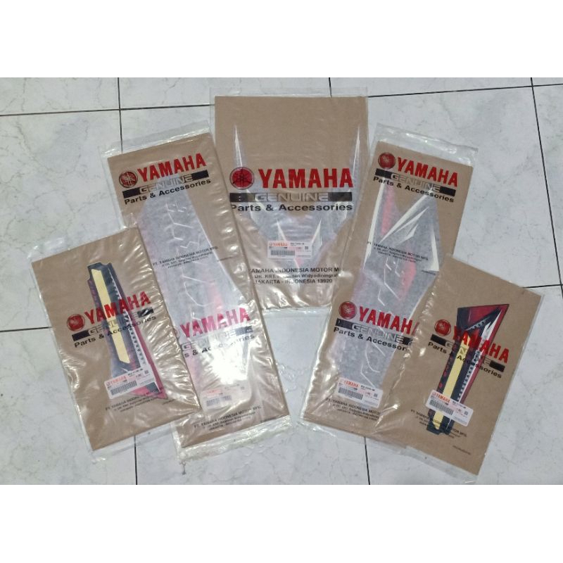 STRIPING YAMAHA RX KING 2008 MERAH STIKER RX KING ORI YAMAHA YGP