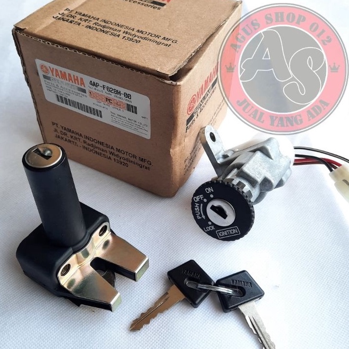 Diskon Kunci Kontak F1ZR FIZR Vega Lama Crypton ori Kunci Yamaha Komplit Kunci Jok 1 Kunci 2 lobang