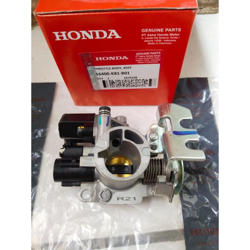 THROTTLE BODY BEAT FI ECO STREET ESP SCOOPY ESP DONAT ORI KODE-K81