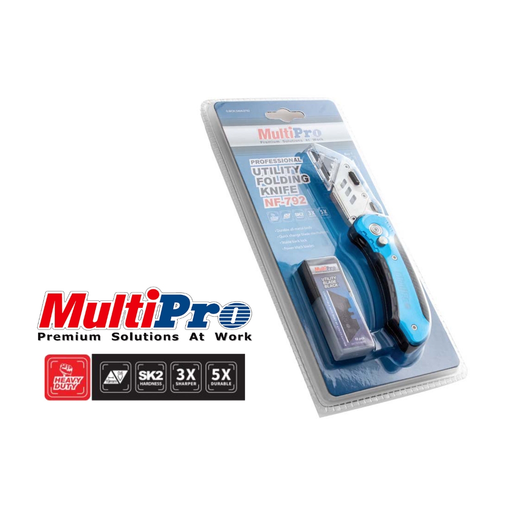 

Multipro Utility Folding Knife Pisau Cutter Profesional NF-792