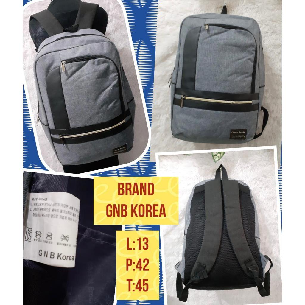 Ransel abu GNB korea (K005.No.27)