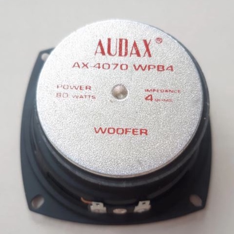 Vbd TERMURAH  SPEAKER AUDAX AX 47 WOOFER 4 INCH WUFER AUDAX 8 WATT ORIGINAL ASLI 4 IN AUDAX y Premiu