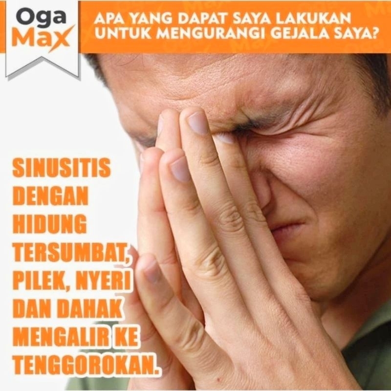 OGA MAX PLUS MENGOBATI SINUSITIS DAN RHINITIS ORIGINAL