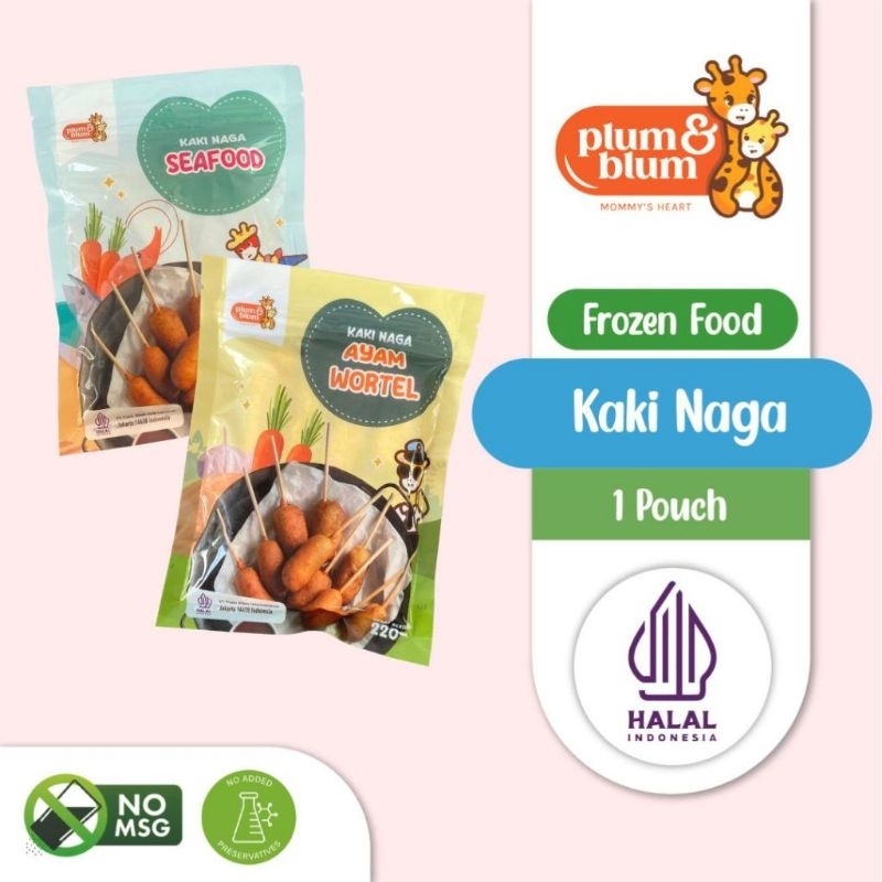 

Plumandblum Kaki Naga Ayam Seafood 220 gr / Baby Frozen Food Non MSG