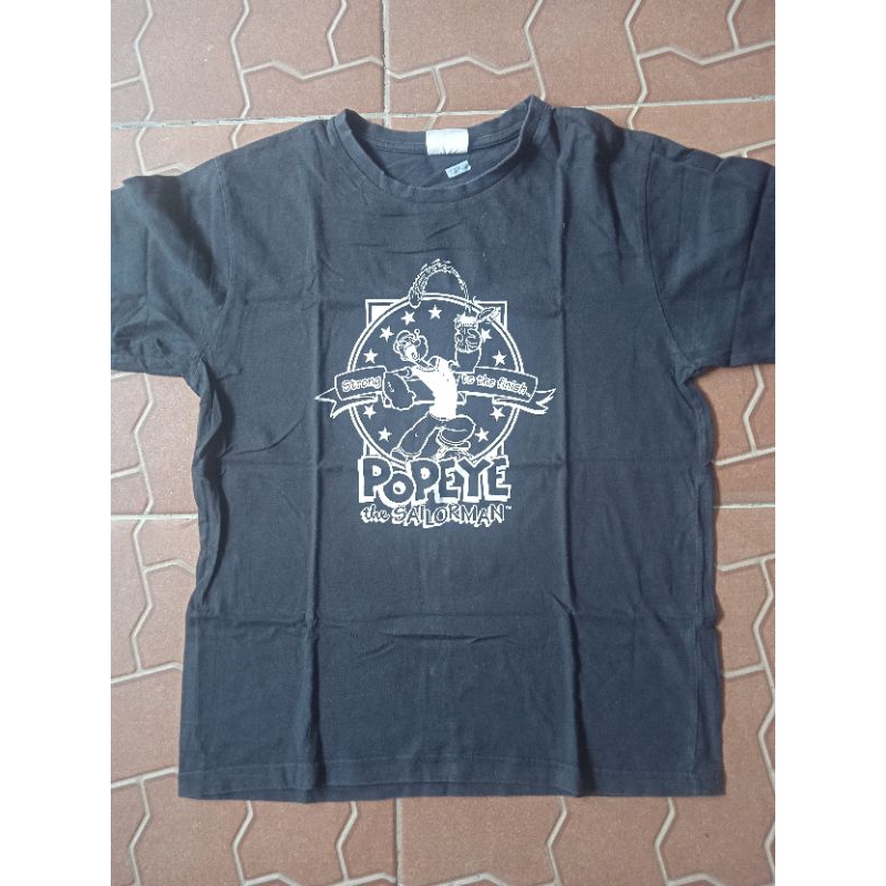 Kaos Kartun Second art Popeye