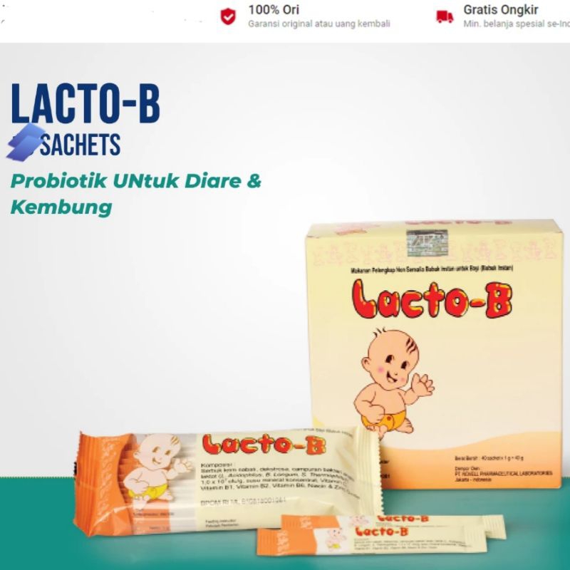LACTO B SUPLEMEN PENCERNAAN BAYI ANAK