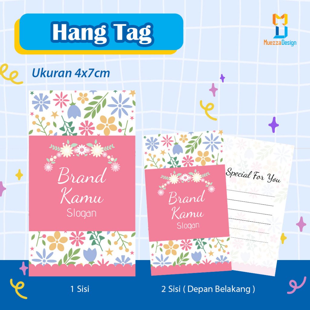 

Hang Tag / Label Baju Uk. 4x7cm
