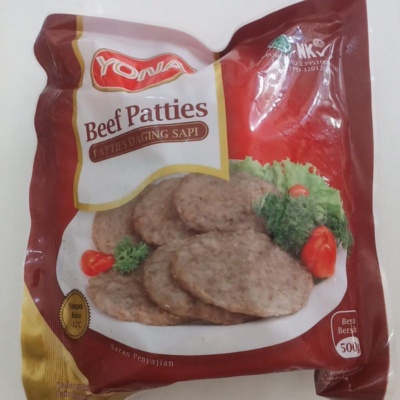 

Yona beef patties 500g