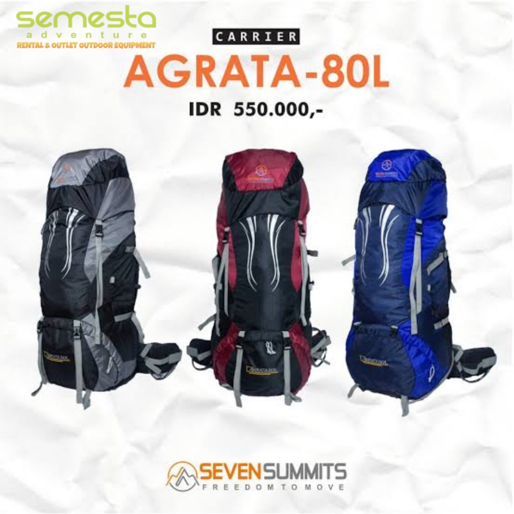 CARRIER SEVEN SUMMITS AGRATA 80 LITER