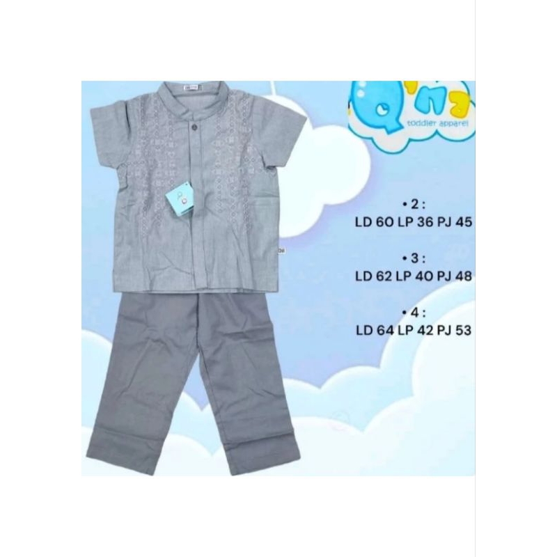 [Ready Stock] Setelan Koko Baby Qna Original