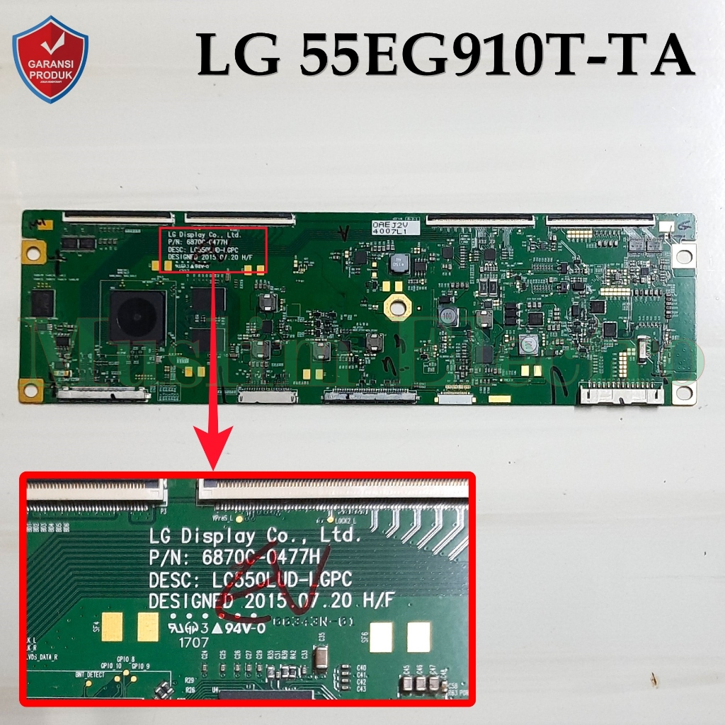 Tcon OLED TV LG 55EG910T-TA 55EG910T 55EG910