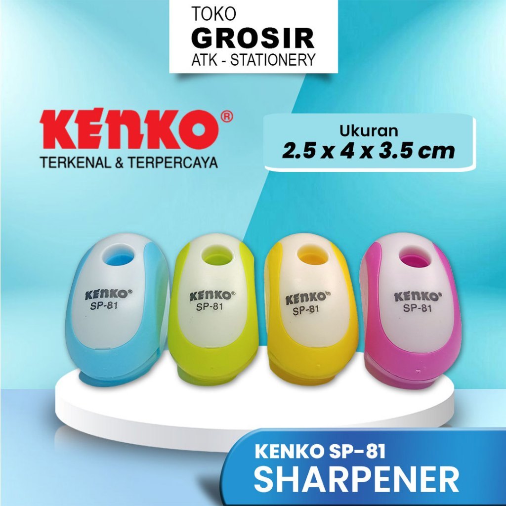 

RAUTAN KENKO SP-81/ PENCIL SHARPENER KENKO SP-81/ OROTAN KENKO / PERUNCING PENSIL