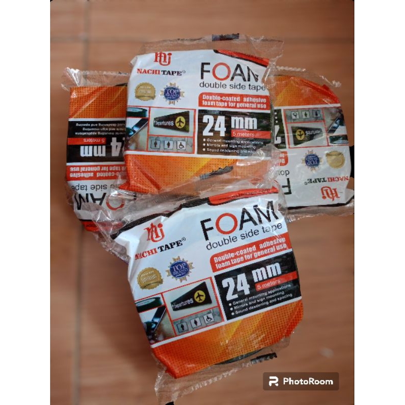 Double Side Foam Busa Tape Hijau Spon Nachi 24 mm / 1 Inchi