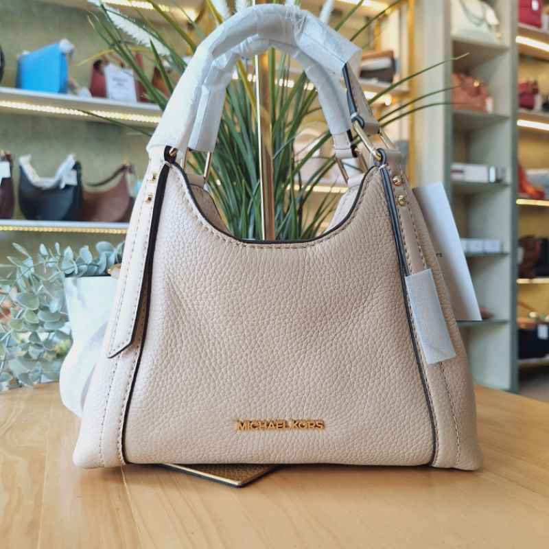 Authentic MK Arlo krem handle bag Sling bag