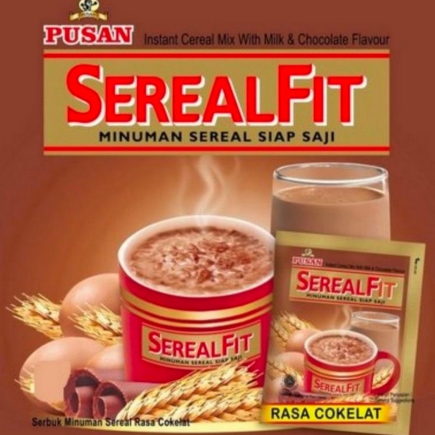 

PRODUK EZNFK Pusan Serealfit Minuman Serbuk Siap Saji isi 2pcs Sarapan praktis Coklat Vanila 8P