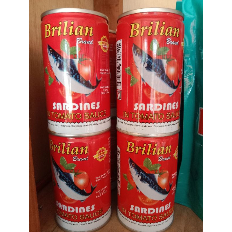 

Sarden kaleng Brilian 155gr