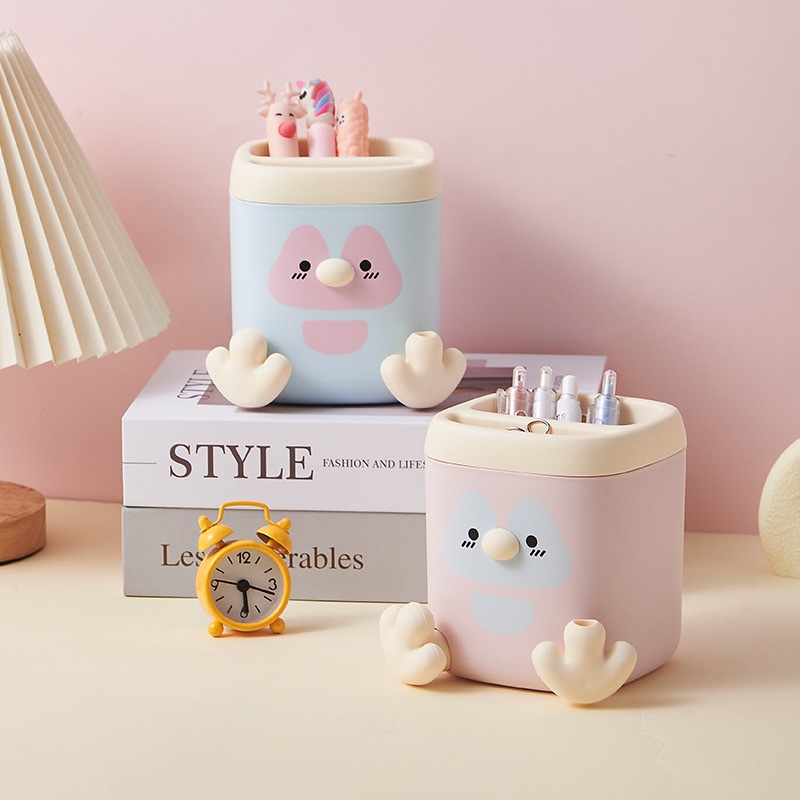 

Tempat Penyimpanan Kotak Pensil Bulpen Tempat Alat Tulis Lucu Storage Box Kotak Organizer Serbaguna