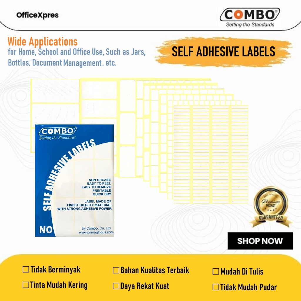 

Stiker Label / Self Adhesive Labels / Label Nama Sticker / Label Putih