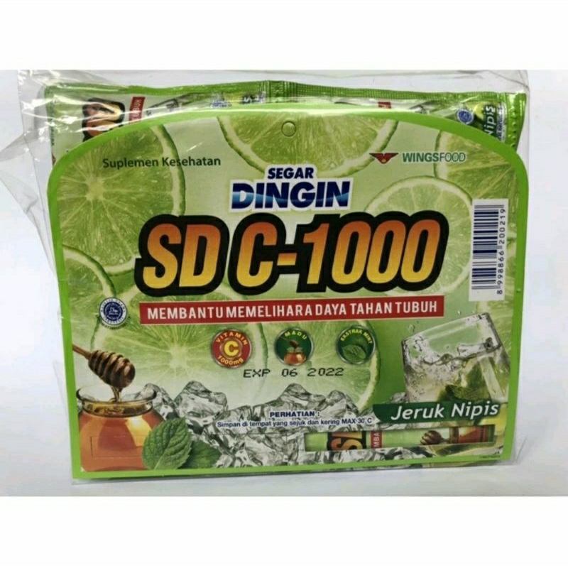 

Segar Dingin SD C-1000 1 Renteng isi 12 Sachet